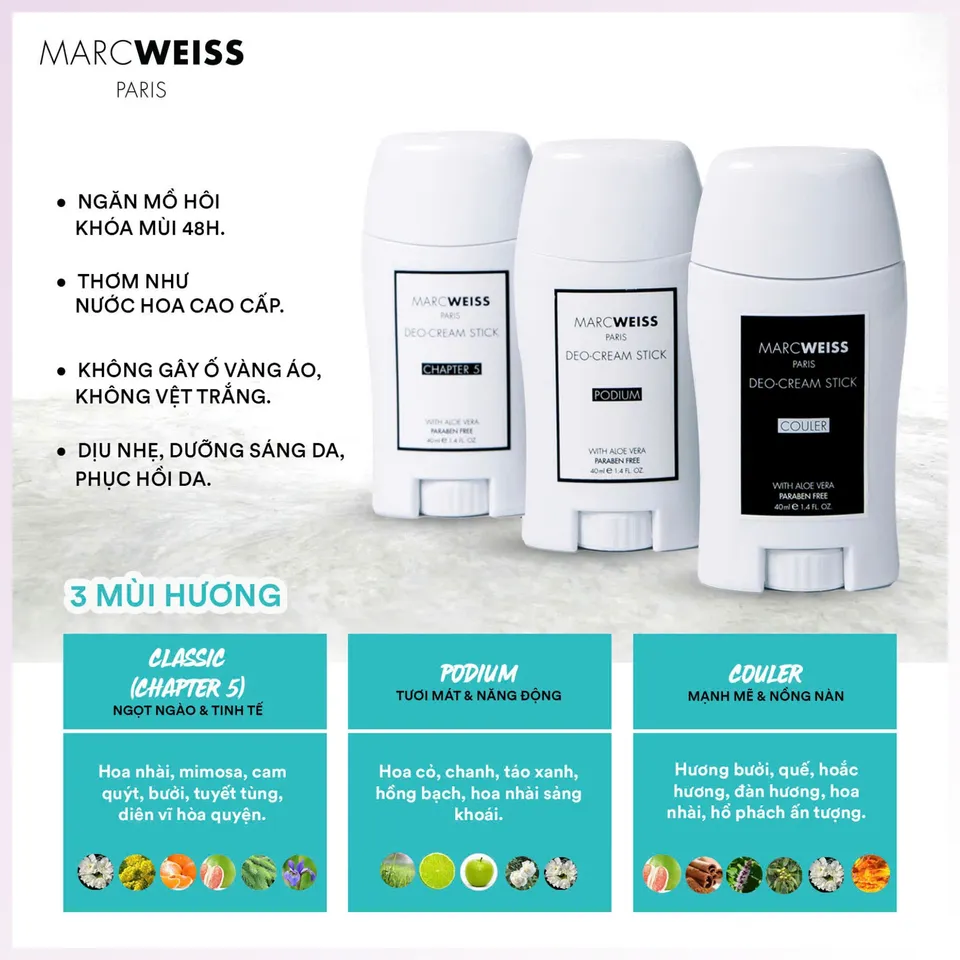 Marc Weiss Deo Cream Stick – Bí quyết lưu hương và khô thoáng suốt ngày dài 28042025165854 680f515e3792d 338