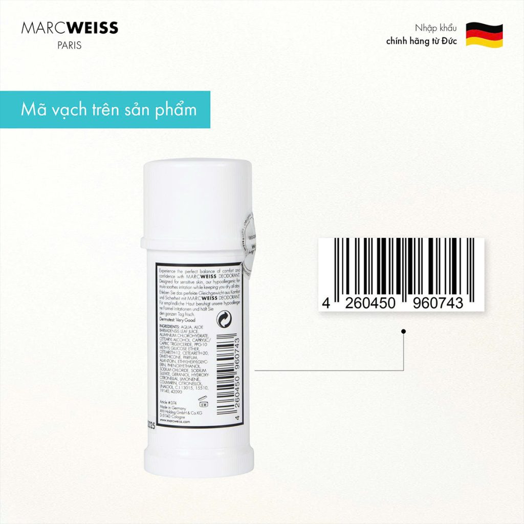 Lăn nách Marc Weiss có mấy mùi? Chọn mùi và nhận hàng thật lan khu mui marc weiss 5